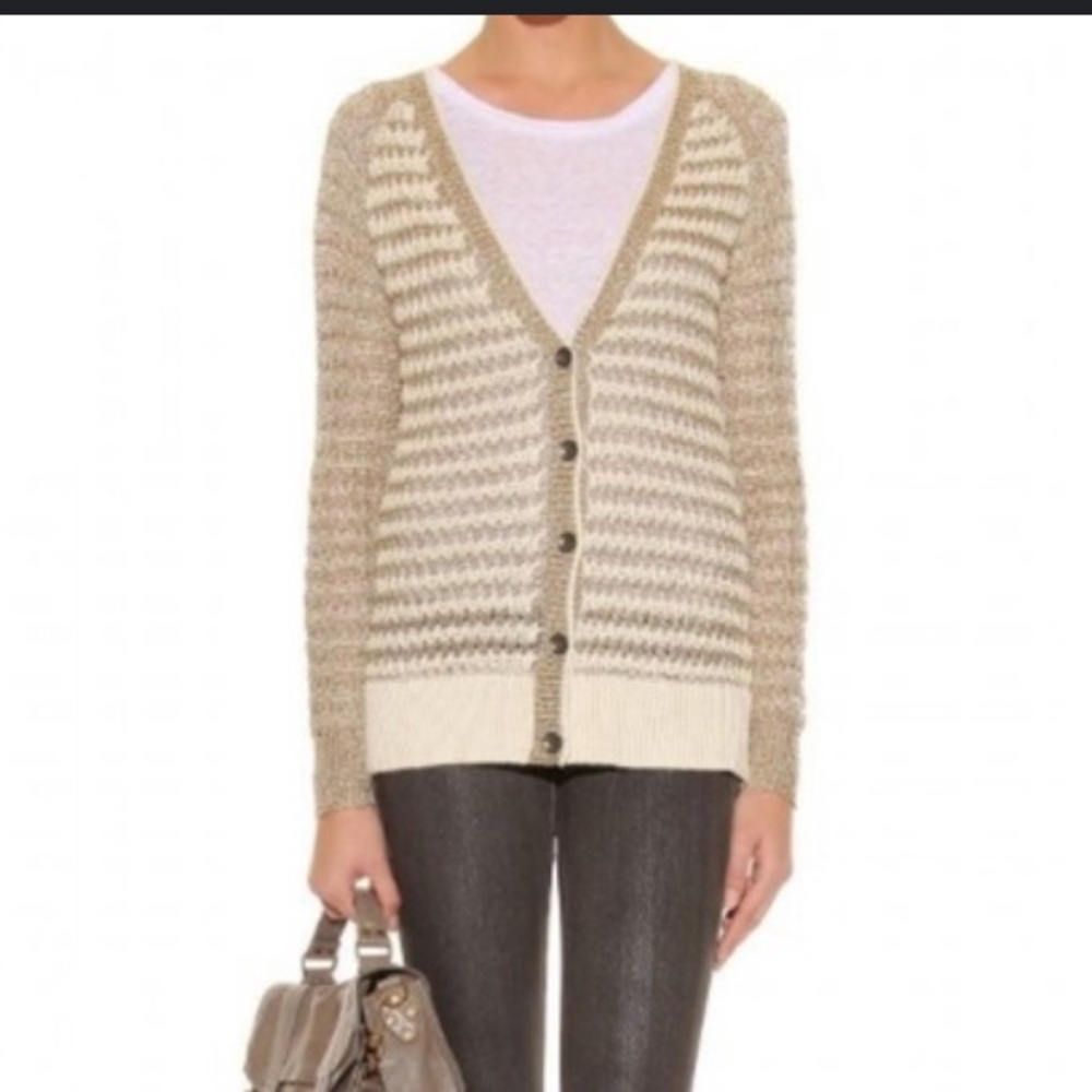 Rag & Bone alpaca and metallic cardigan